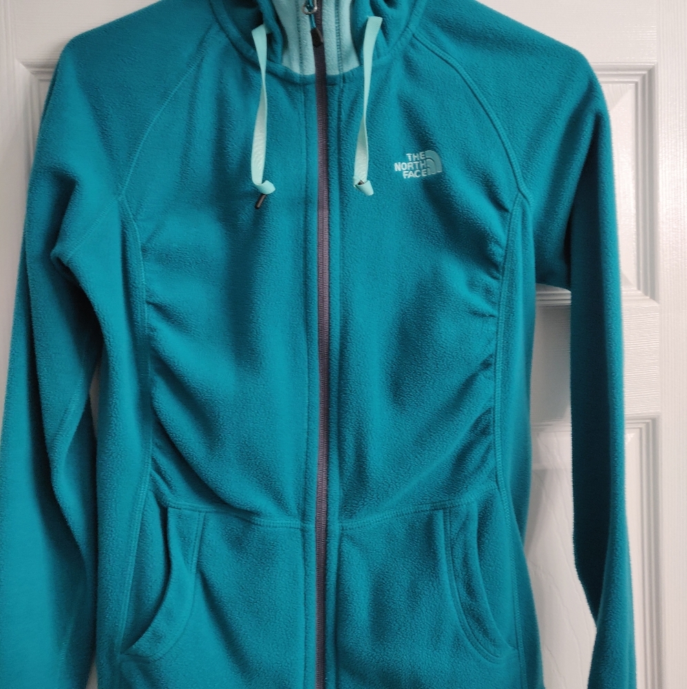 The North Face zip up fleece hoodie